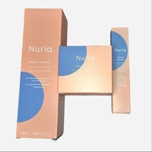 Nuria Skincare Set in Peach & Blue